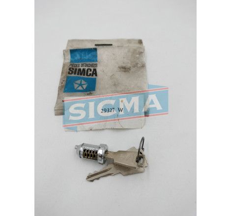 Accueil - Barillet de serrure de boite à gants - pièces détachées SIMCA