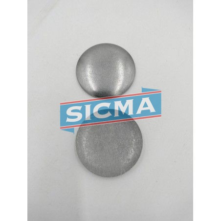 Pastille de dessablage type "lentille" diamètre 42 - sicma-pieces-auto.com 