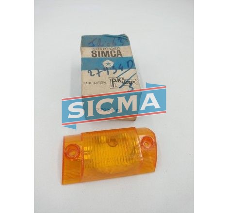 Ecran de lanterne AVD, orange - sicma-pieces-auto.com 