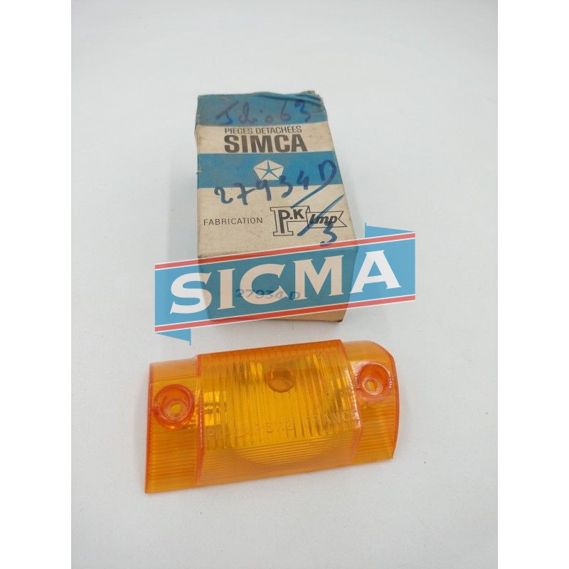 Ecran de lanterne AVD, orange - sicma-pieces-auto.com 