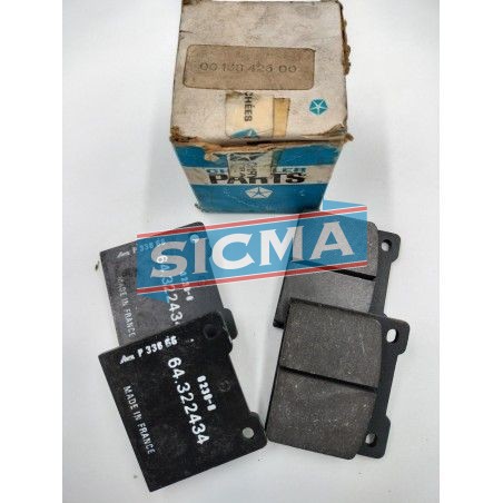 Jeu de plaquettes de freins AV - sicma-pieces-auto.com 