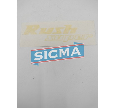 Sticker "RUSH SUPER" de couvre culbuteurs - sicma-pieces-auto.com 