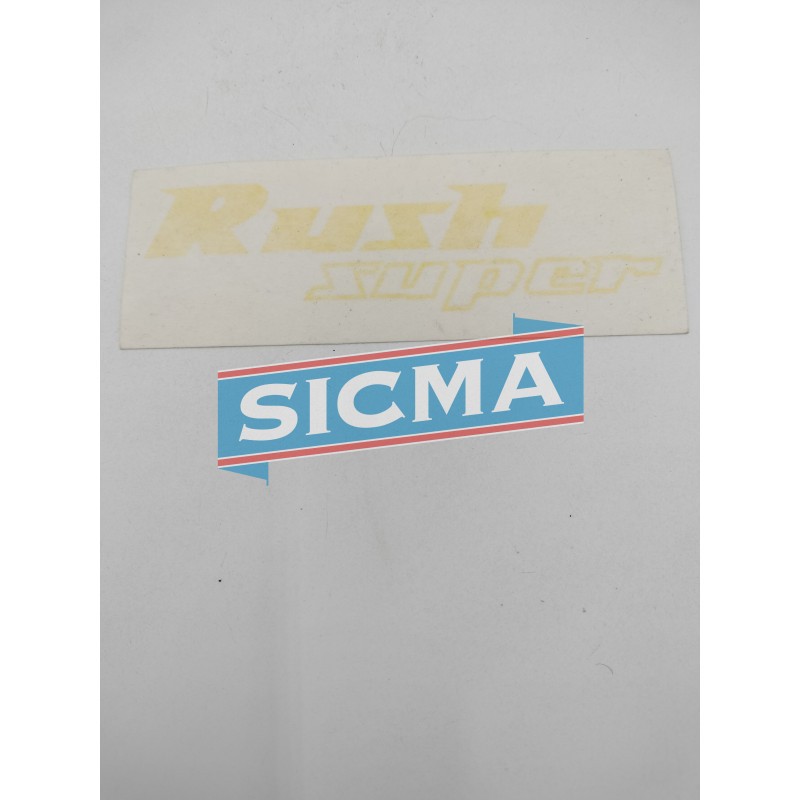 Sticker "RUSH SUPER" de couvre culbuteurs - sicma-pieces-auto.com 