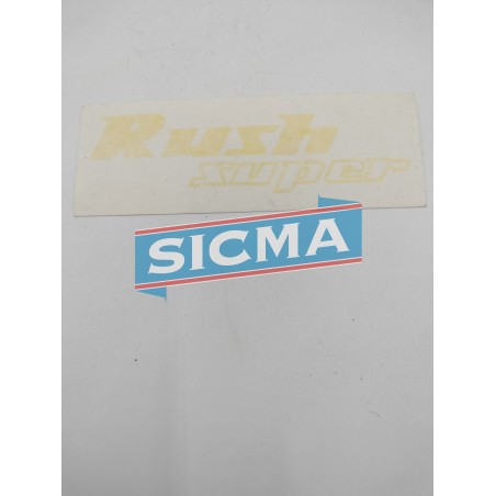 Sticker "RUSH SUPER" de couvre culbuteurs - sicma-pieces-auto.com 