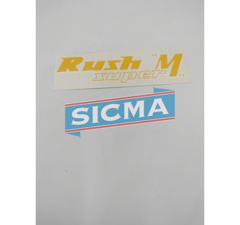 Sticker "RUSH SUPER M" de couvre culbuteurs - sicma-pieces-auto.com 