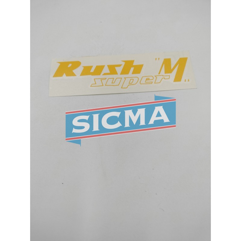 Sticker "RUSH SUPER M" de couvre culbuteurs - sicma-pieces-auto.com 