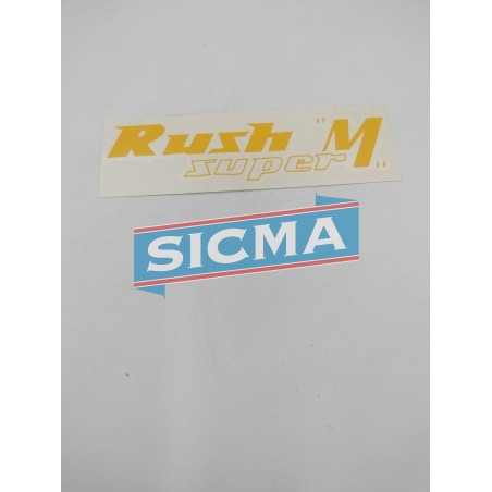 Sticker "RUSH SUPER M" de couvre culbuteurs - sicma-pieces-auto.com 