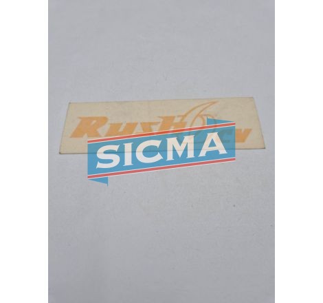 Sticker "RUSH 6cv" de couvre culbuteurs - sicma-pieces-auto.com 