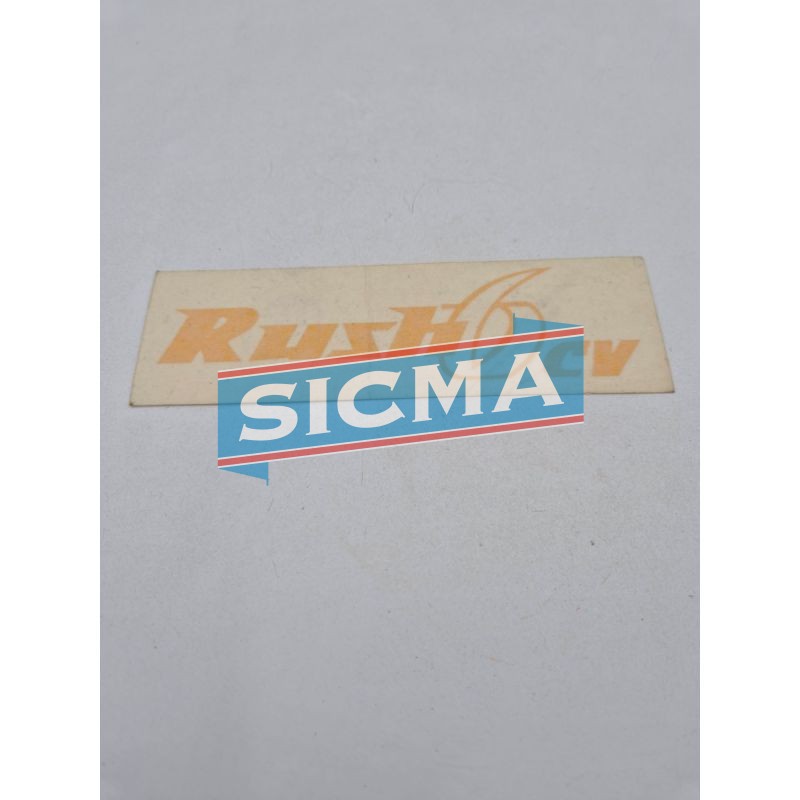 Sticker "RUSH 6cv" de couvre culbuteurs - sicma-pieces-auto.com 