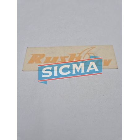 Sticker "RUSH 6cv" de couvre culbuteurs - sicma-pieces-auto.com 