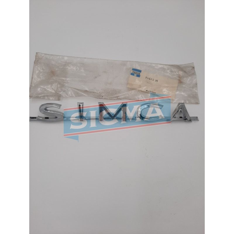 Carrosserie - Monogramme SIMCA - pièces détachées SIMCA