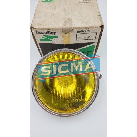 Optique jaune de longue portée avec cerclo - sicma-pieces-auto.com 